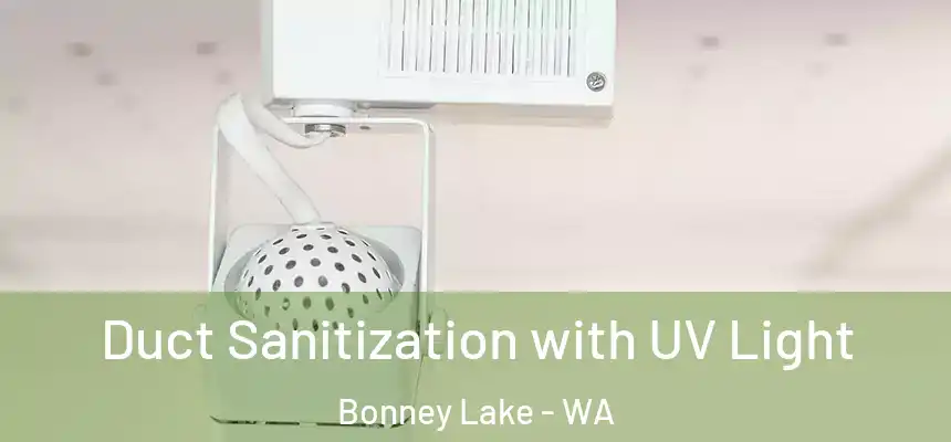  Duct Sanitization with UV Light Bonney Lake - WA